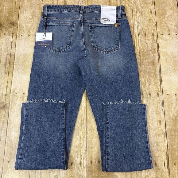 Joe's Jeans Denim - Joes Jeans the Lara Mid Rise Cigarette Ankle Raw Hem Womens Size 25 (26X27) NWT